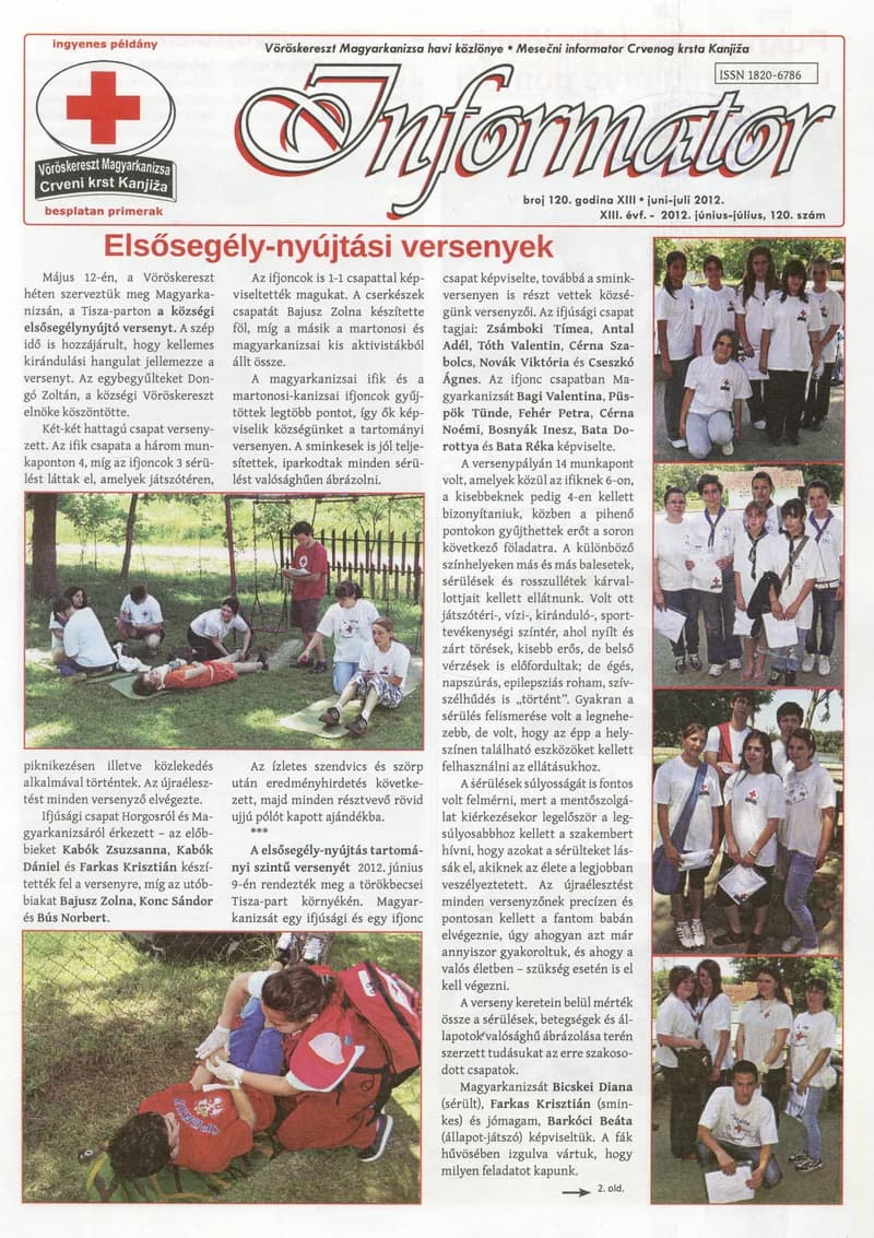 Informator, 13. évf. 2012. június 1. – július 1. 120. sz.