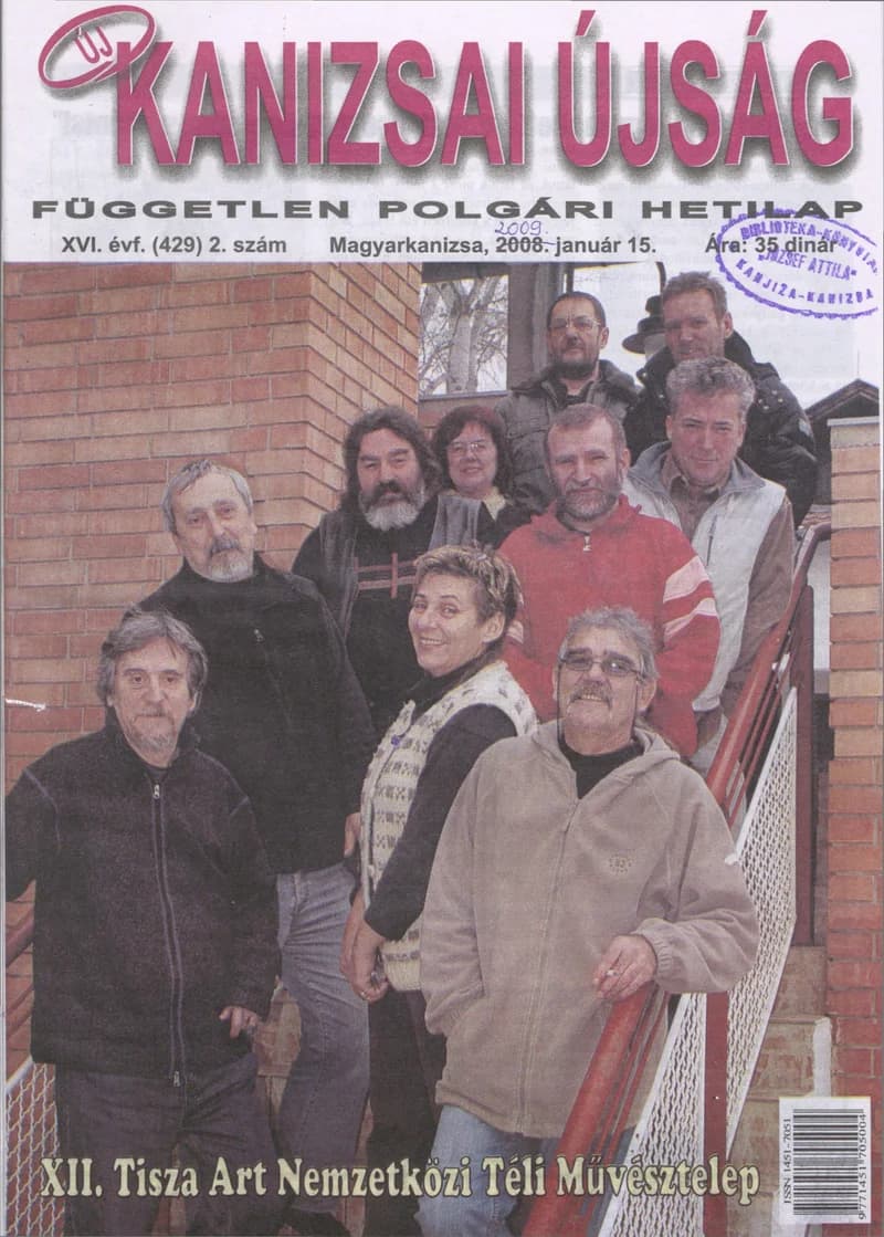 Új Kanizsai Újság, 16. évf. 2009. január 15. 2. sz.