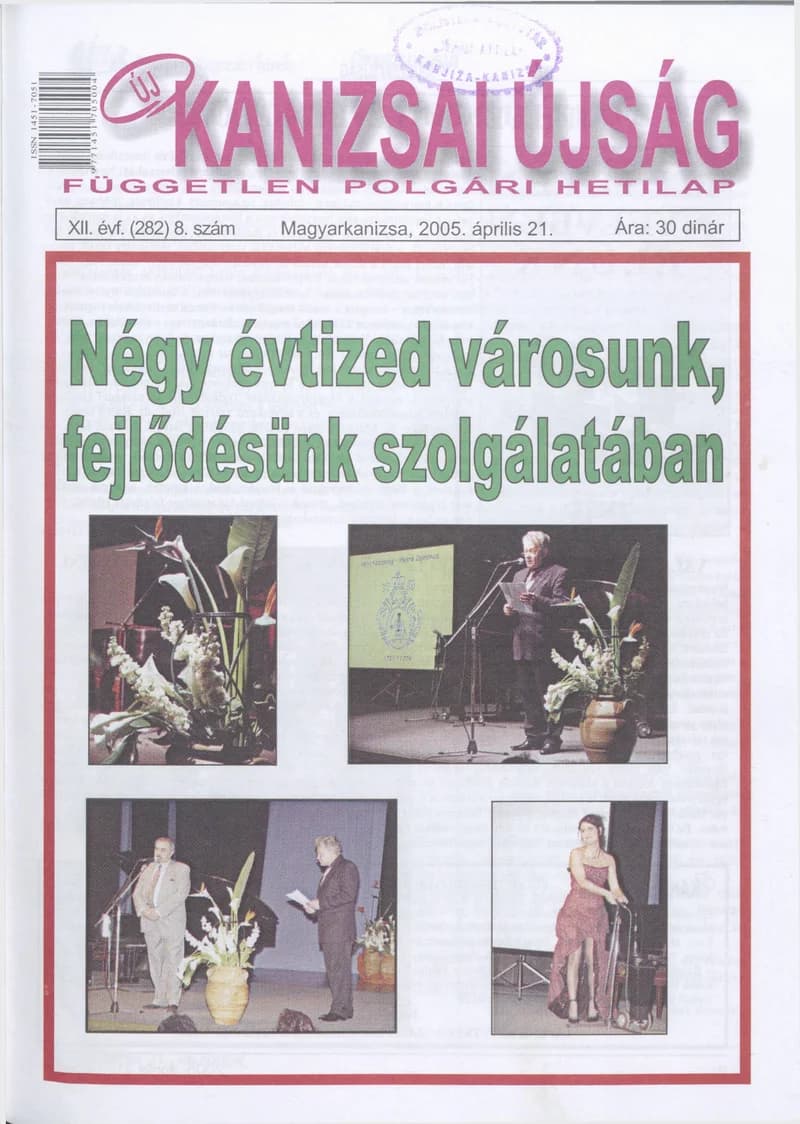 Új Kanizsai Újság, 12. évf. 2005. április 21. 8. sz.