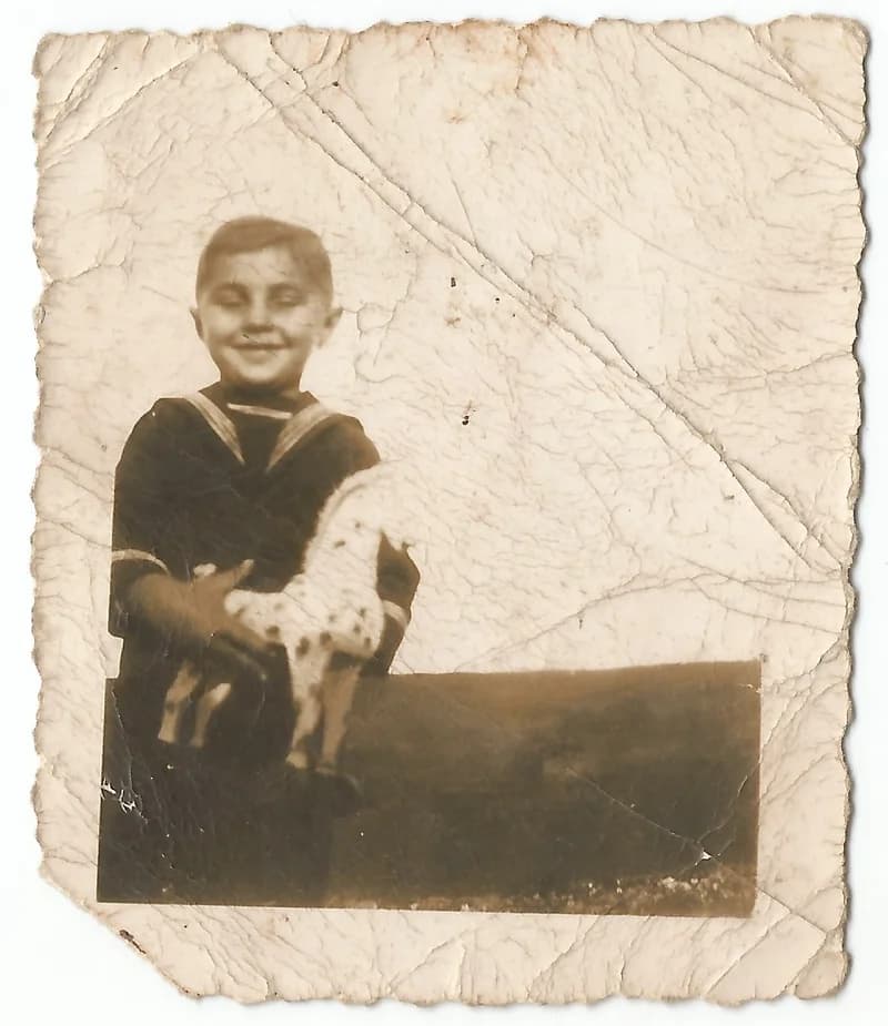 Földi Rudolf gyerekként