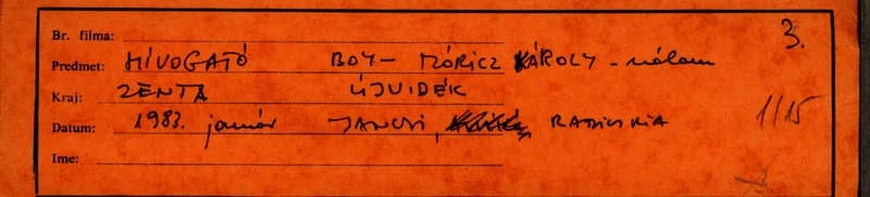 Hívogató és Móricz Károly Boy