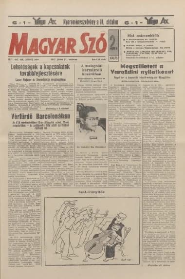 Magyar Szó, 44. évf. 1987. június 21. 168. sz. 1–32. oldal