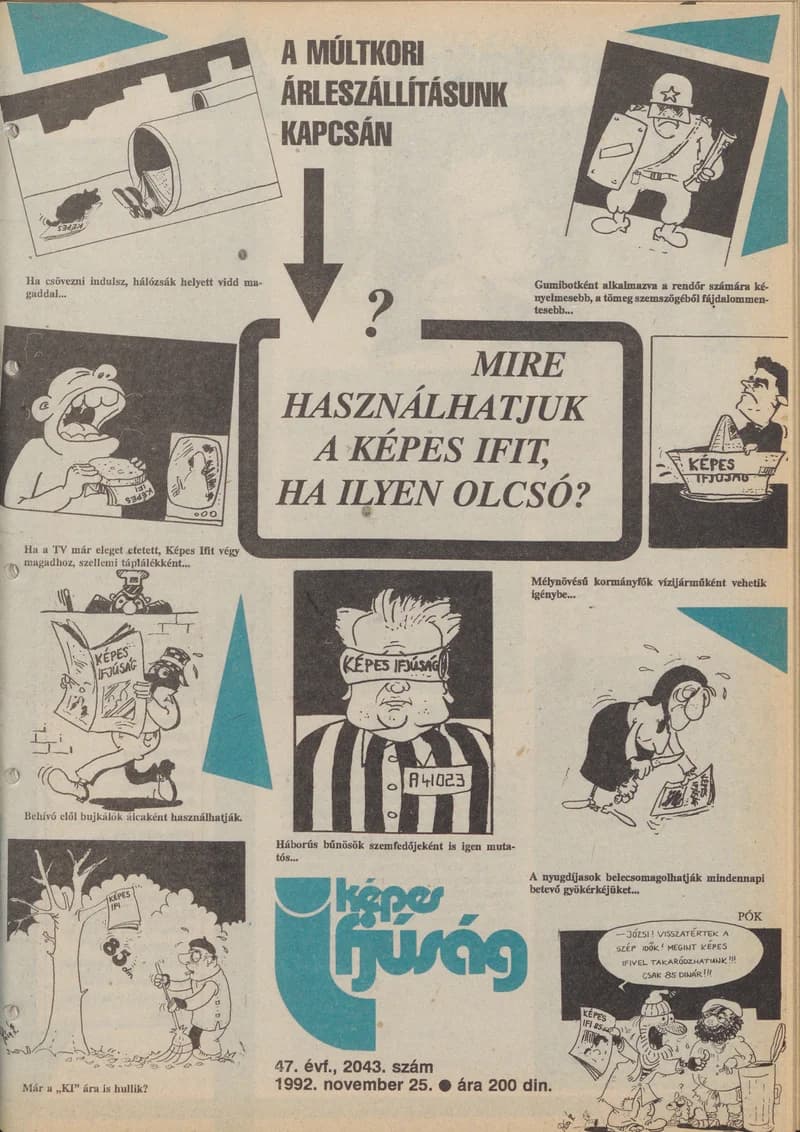 Képes Ifjúság, 48. évf. 1992. november 25. 2043. sz.