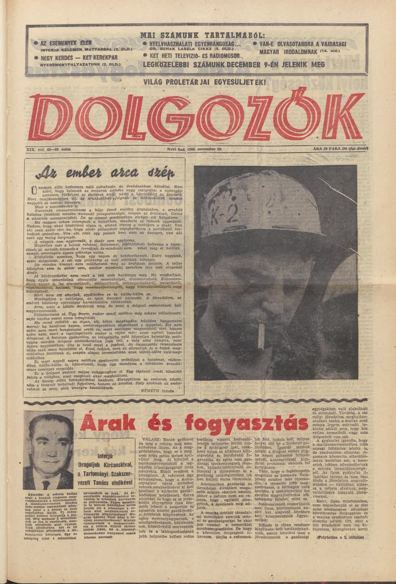 Dolgozók, 20. évf. 1966. november 29. 48–49. sz.