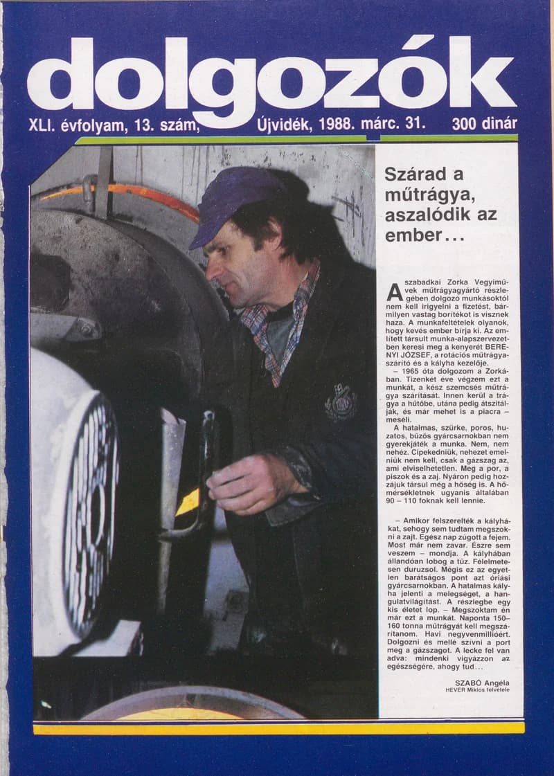 Dolgozók, 42. évf. 1988. március 31. 13. sz.