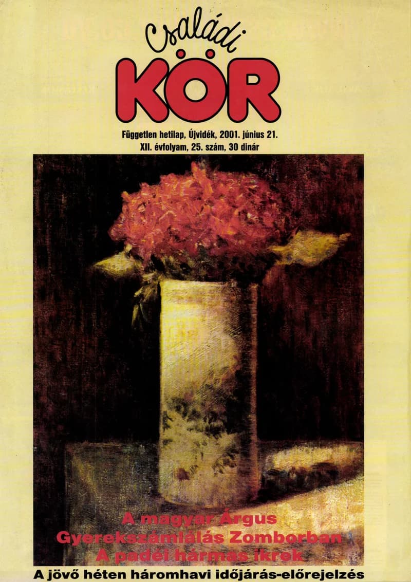 Családi Kör, 12. évf. 2001. június 21. 25. sz.