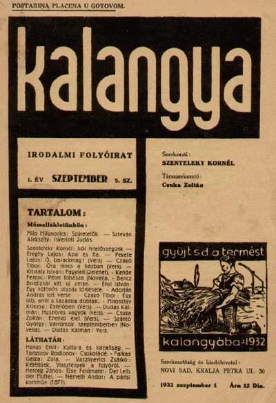Kalangya, 1. évf. 1932. szeptember 1. 5. sz. 281–352. oldal