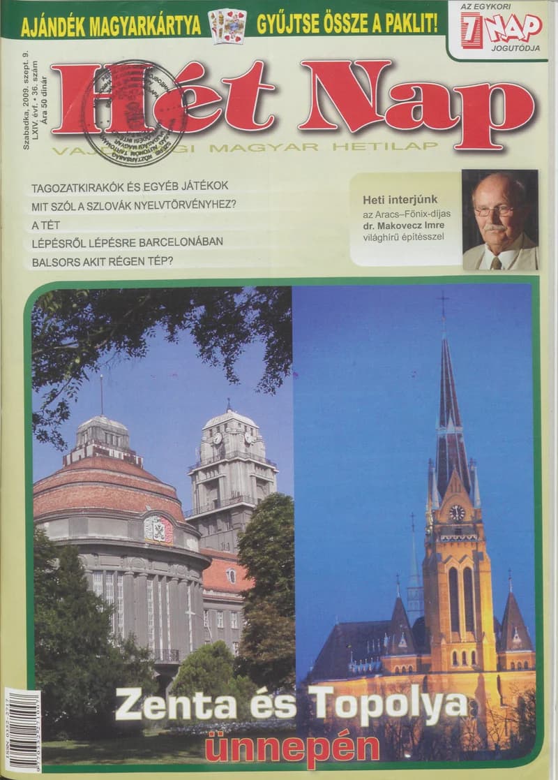 7 Nap, 64. évf. 2009. szeptember 9. 36. sz.