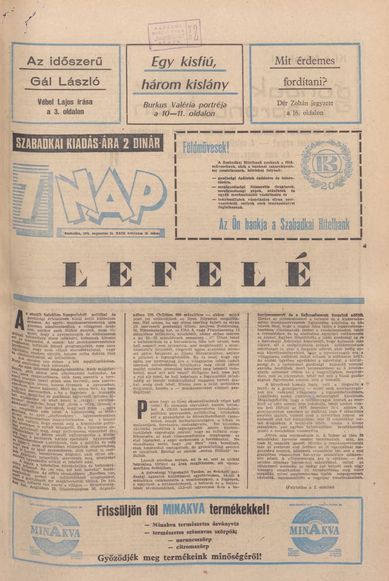 7 Nap, 30. évf. 1975. augusztus 15. 32. sz. 1–28. oldal