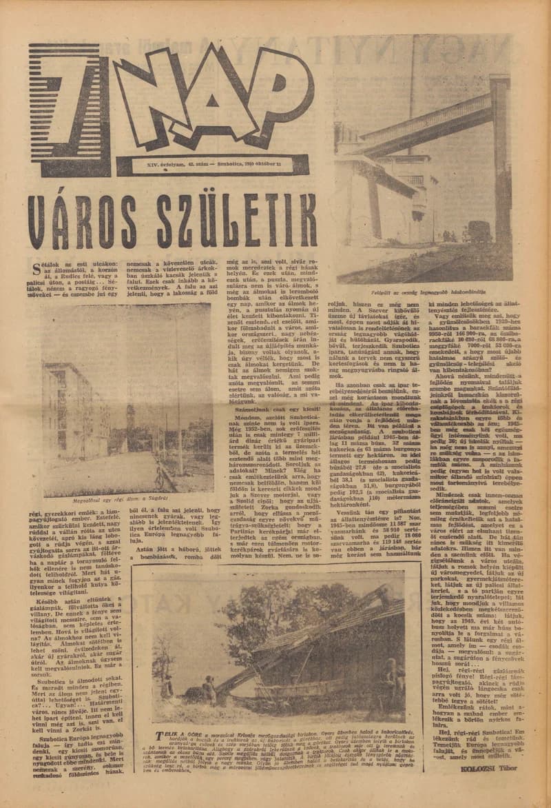 7 Nap, 14. évf. 1959. október 11. 42. sz. 1–20. oldal
