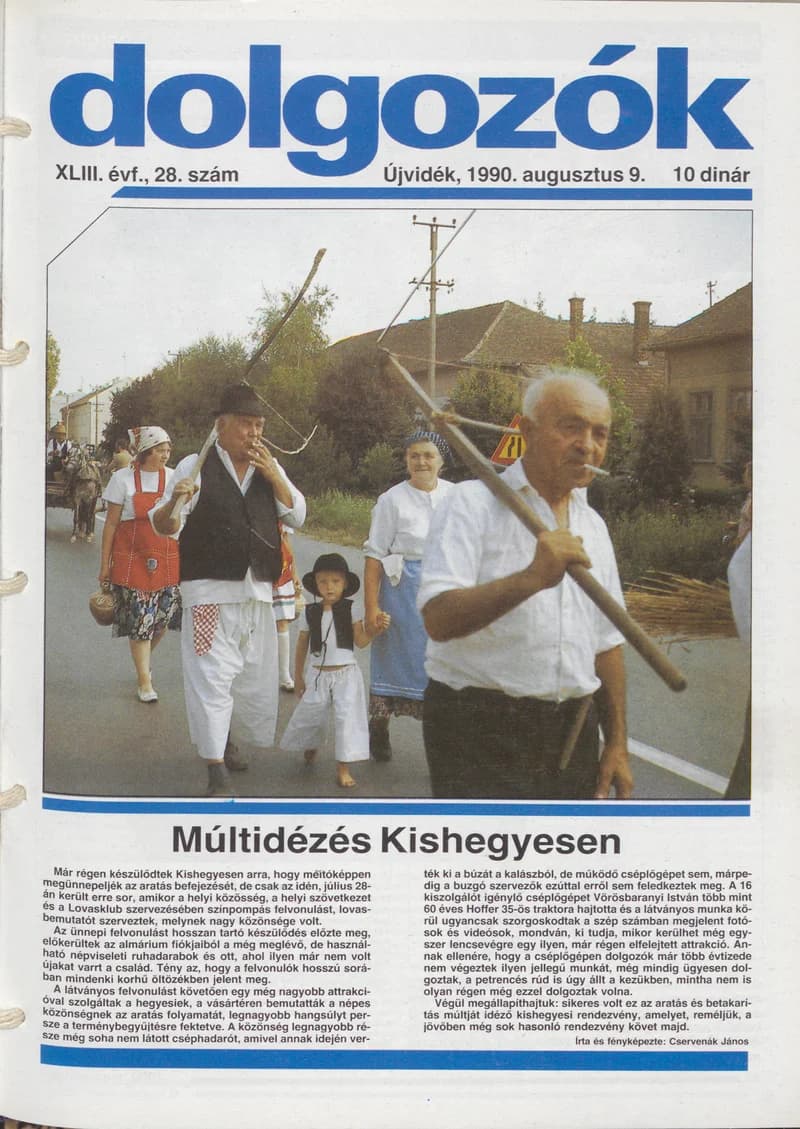 Dolgozók, 44. évf. 1990. augusztus 9. 28. sz.