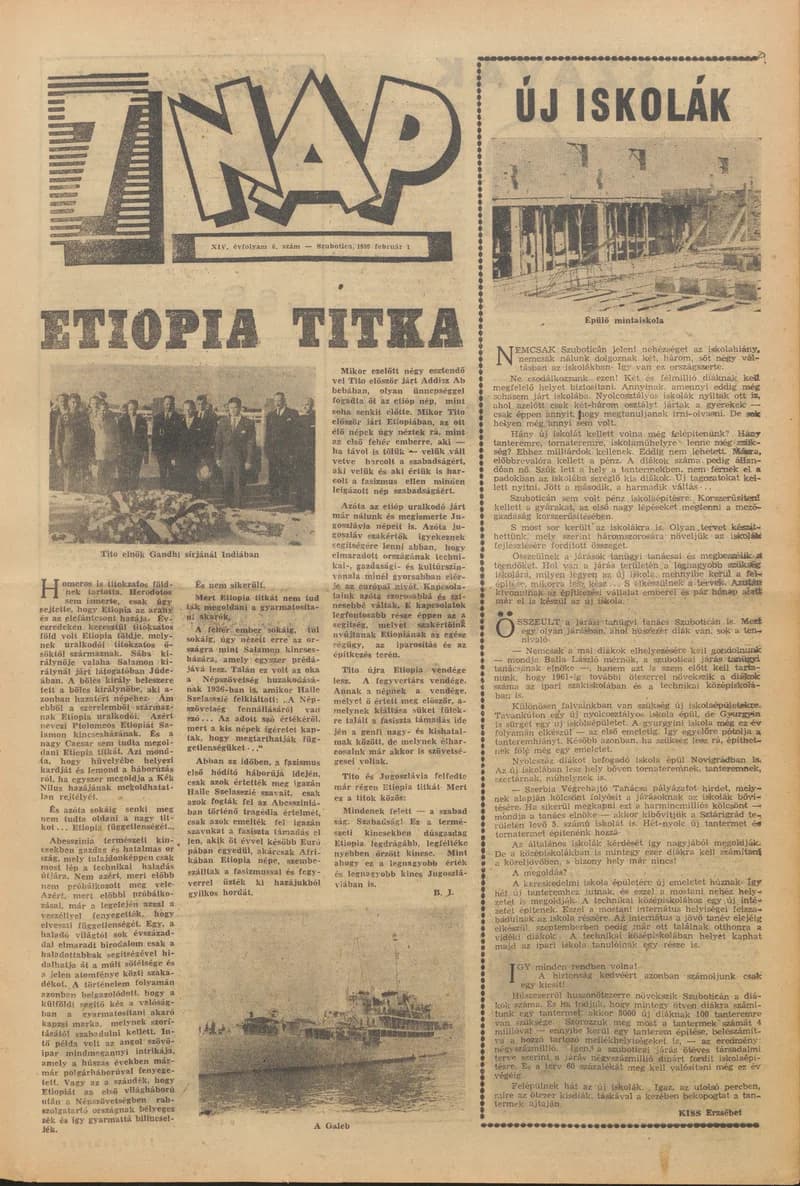 7 Nap, 14. évf. 1959. február 1. 6. sz. 1–20. oldal