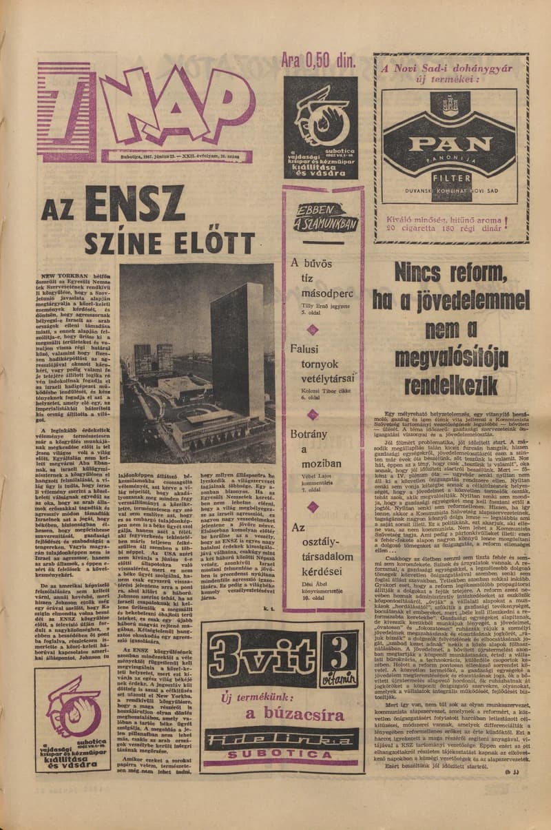7 Nap, 22. évf. 1967. június 23. 26. sz. 1–20. oldal