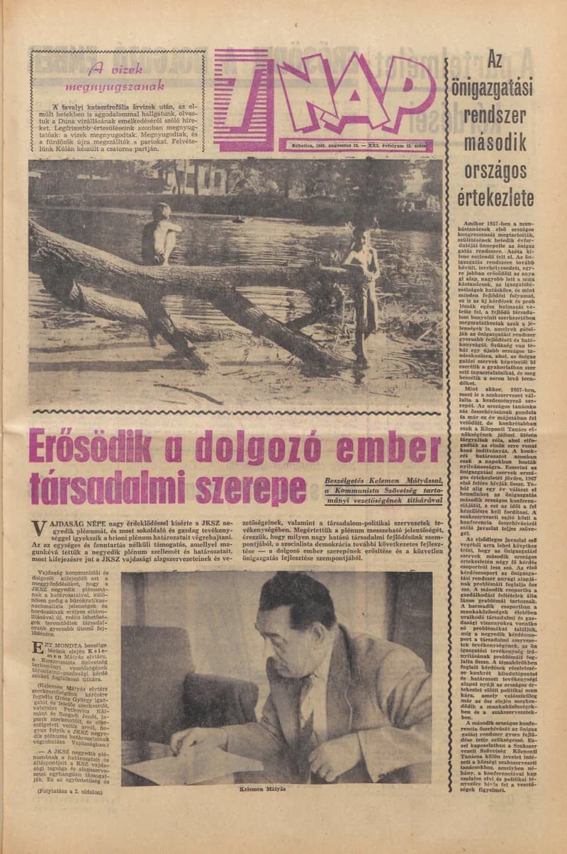 7 Nap, 21. évf. 1966. augusztus 12. 33. sz. 1–20. oldal