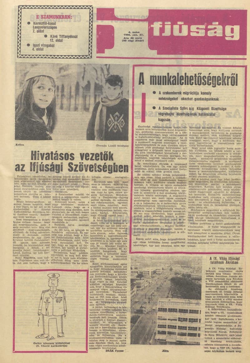 Ifjúság, 22. évf. 1966. január 27. 4. sz.