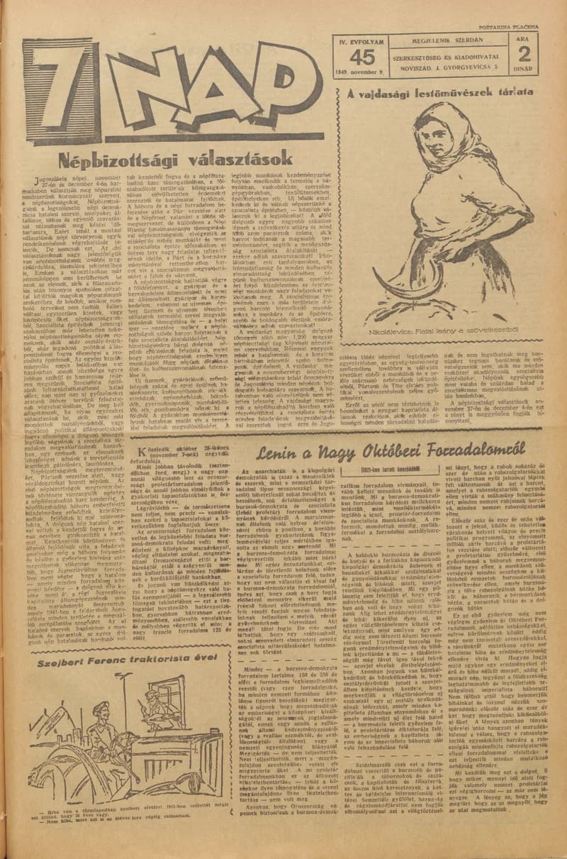 7 Nap, 4. évf. 1949. november 9. 45. sz. 1–4. oldal