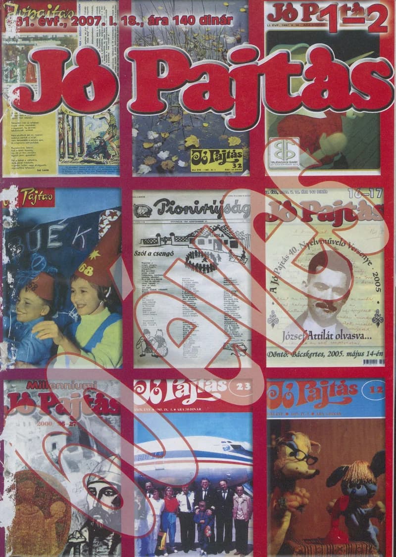 Jó Pajtás, 61. évf. 2007. január 18. 1–2. sz.