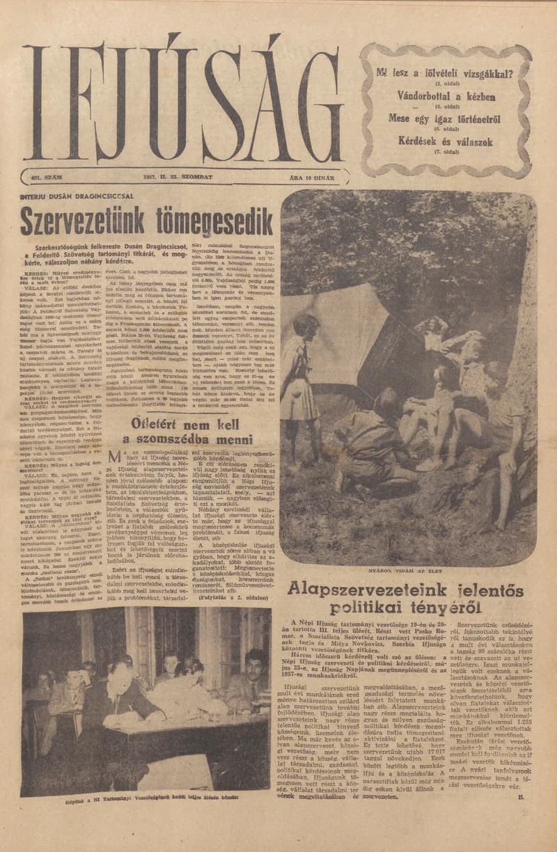 Ifjúság, 13. évf. 1957. február 23. 591. sz.