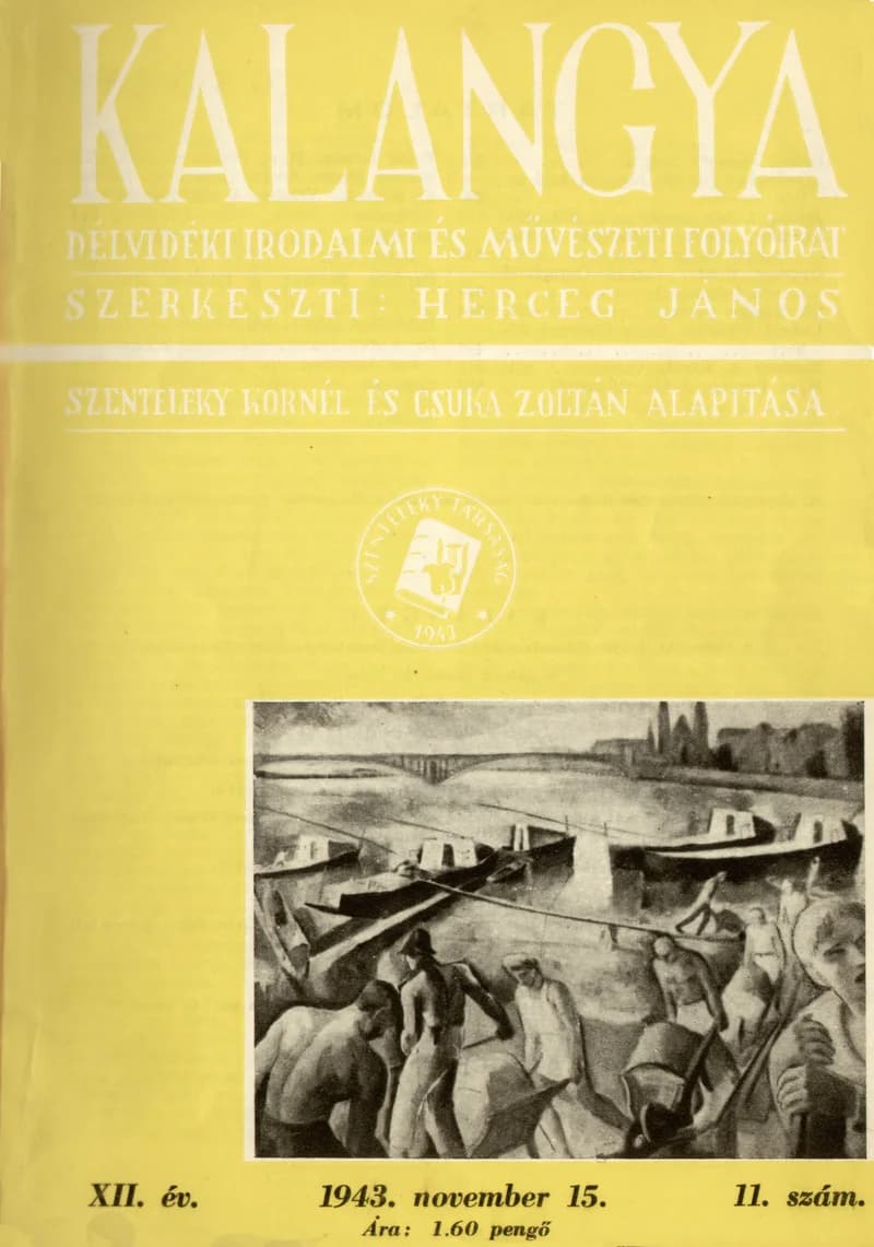 Kalangya, 12. évf. 1943. november 15. 11. sz. 481–528. oldal