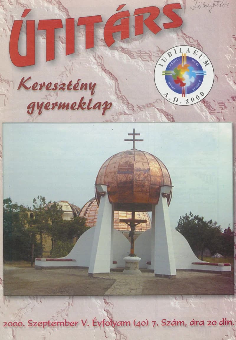 Útitárs, 5. évf. 2000. szeptember. 7. sz.