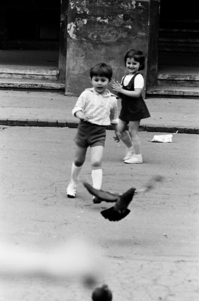 Gyerekek Újvidék utcáin