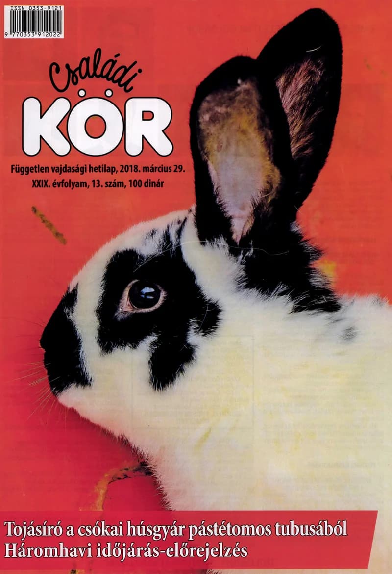 Családi Kör, 29. évf. 2018. március 29. 13. sz.