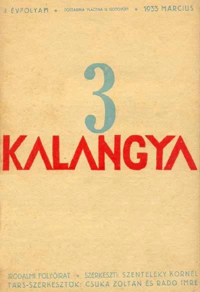 Kalangya, 2. évf. 1933. március. 3. sz. 144–216. oldal