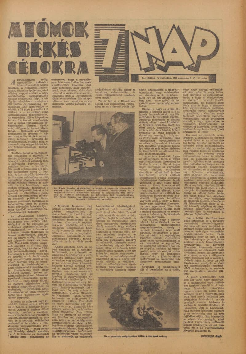7 Nap, 10. évf. 1955. augusztus 7. 32. sz. 1–16. oldal