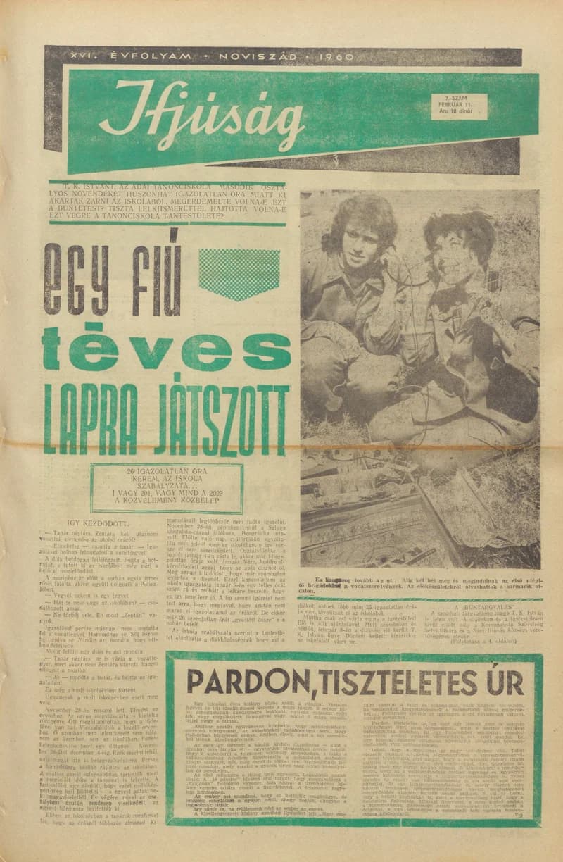 Ifjúság, 16. évf. 1960. február 11. 7. sz.