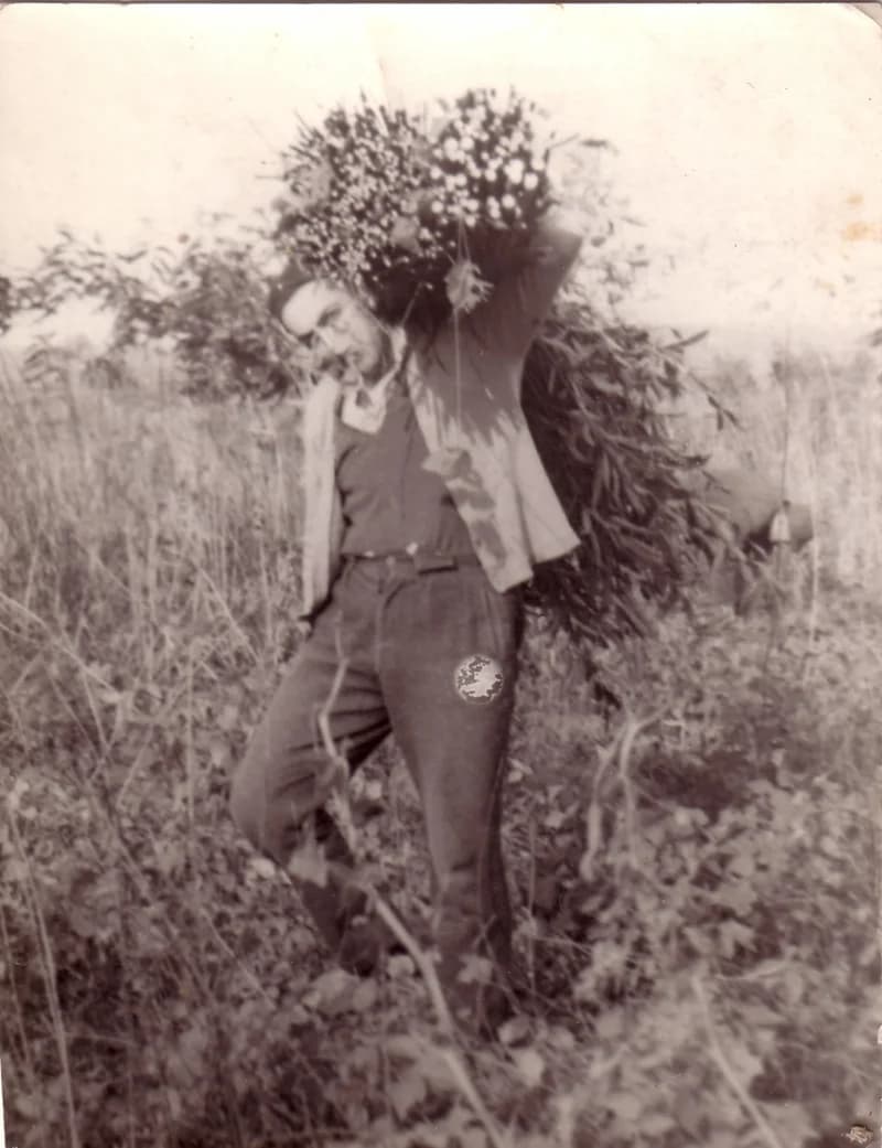 Biacs Szilveszter vesszőkévével