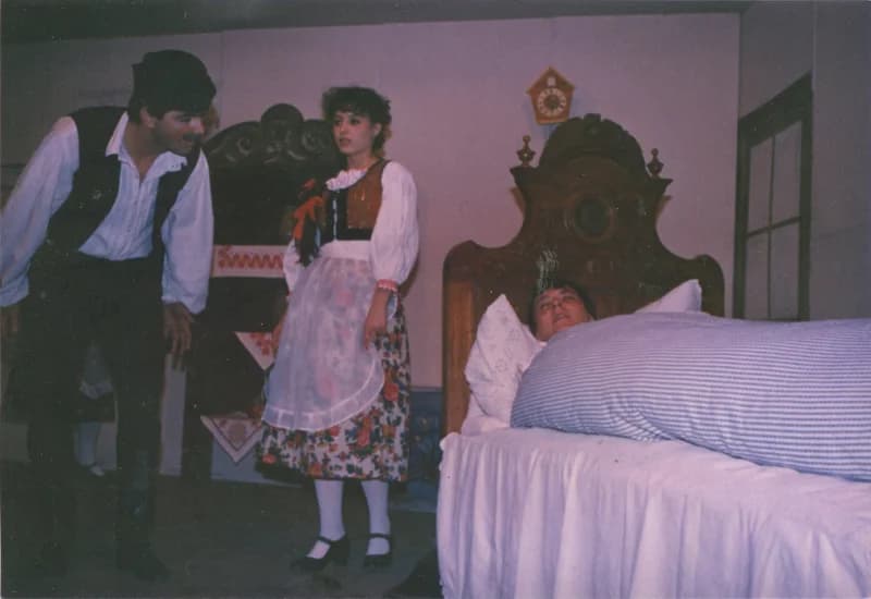 Az egyesület színjátszóinak előadása: Tamási Áron: Énekes madár