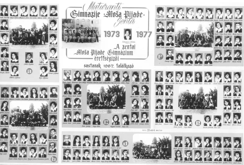 Fehér Ákos gimnáziumi érettségi tablóképe