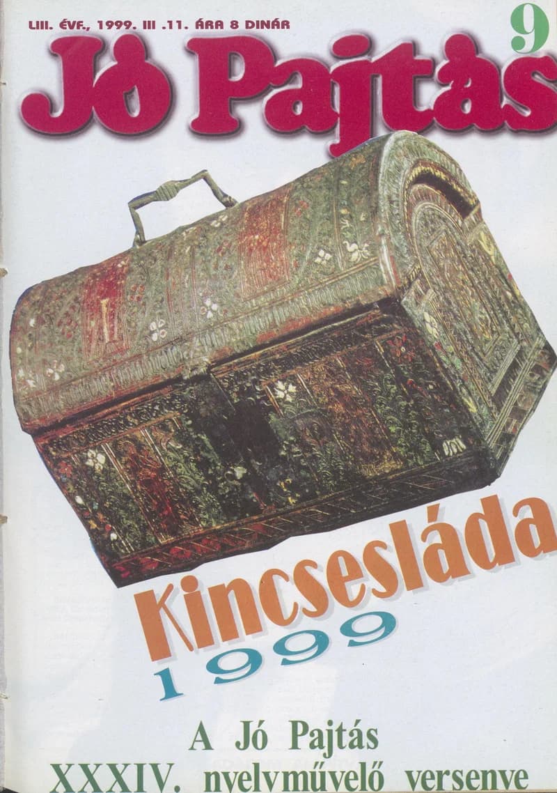 Jó Pajtás, 53. évf. 1999. március 11. 9. sz.