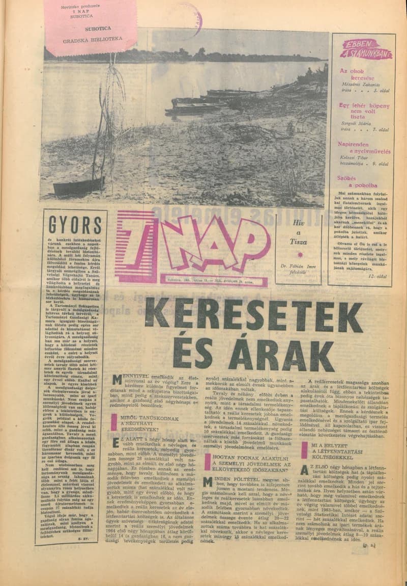 7 Nap, 19. évf. 1964. június 19. 24. sz. 1–24. oldal
