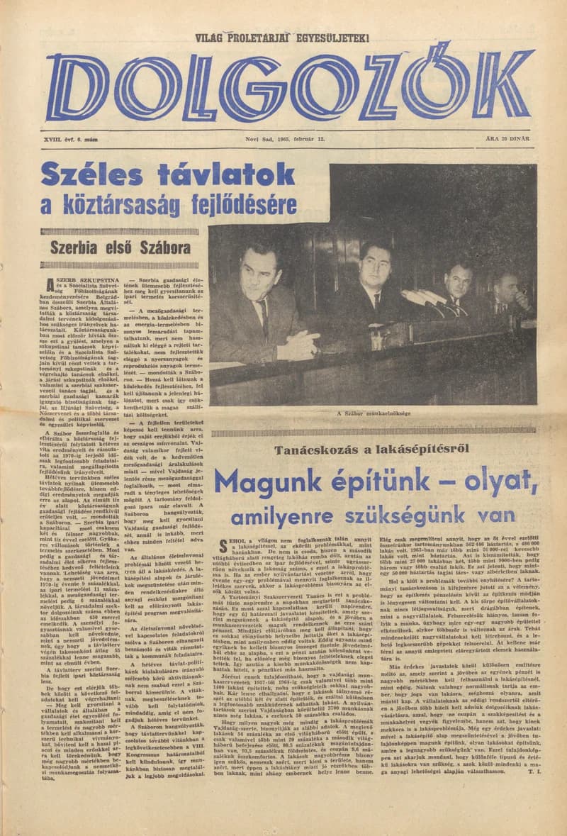 Dolgozók, 19. évf. 1965. február 12. 6. sz.