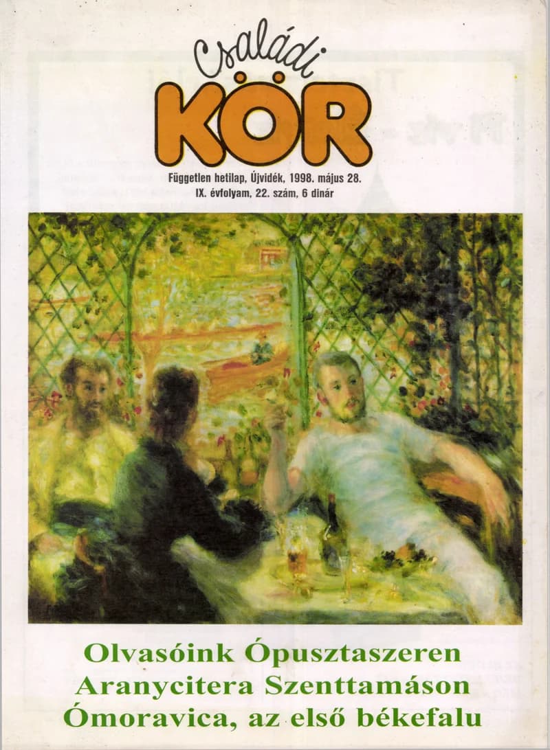 Családi Kör, 9. évf. 1998. május 28. 22. sz.