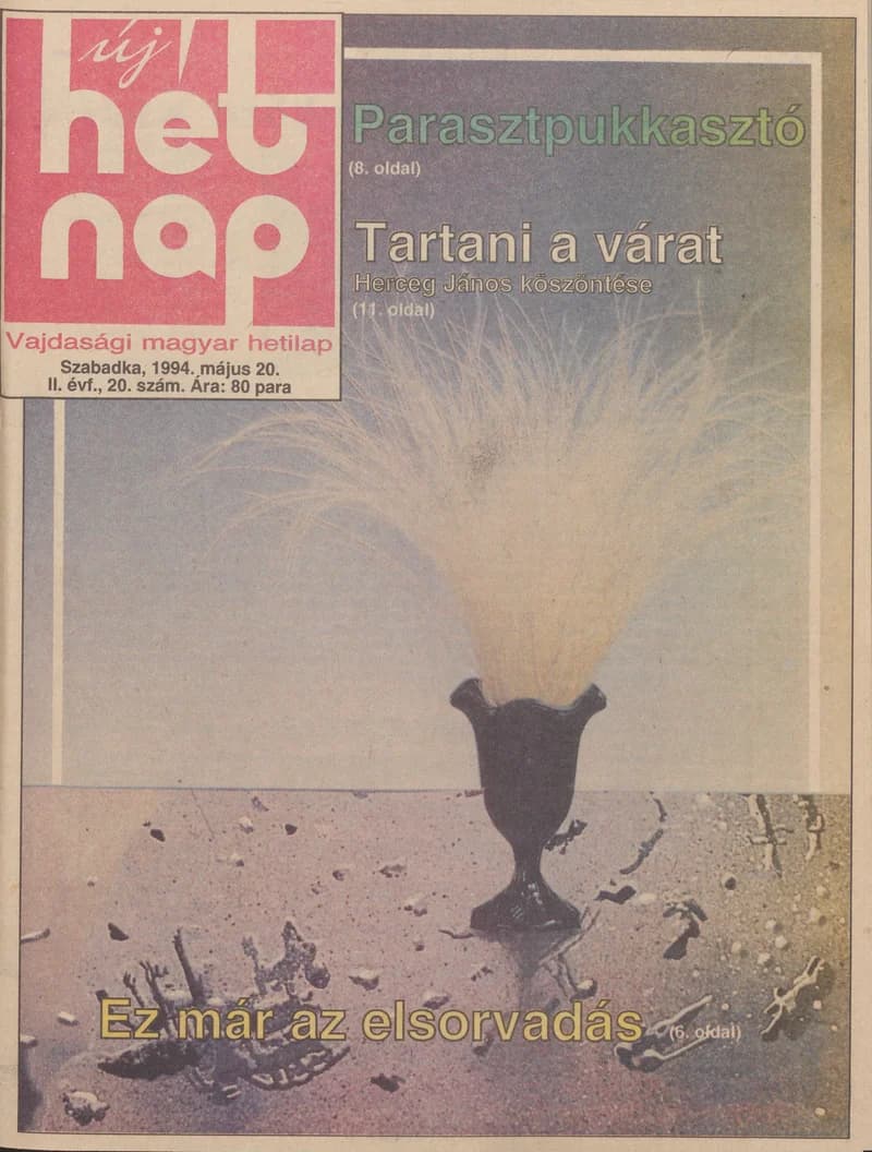 Új Hét Nap, 2. évf. 1994. május 20. 20. sz.