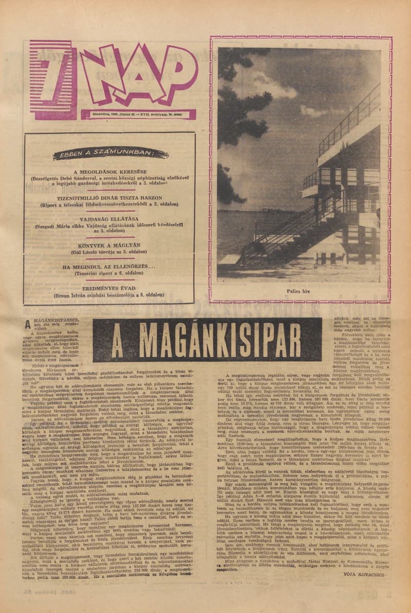 7 Nap, 17. évf. 1962. június 22. 24. sz. 1–20. oldal