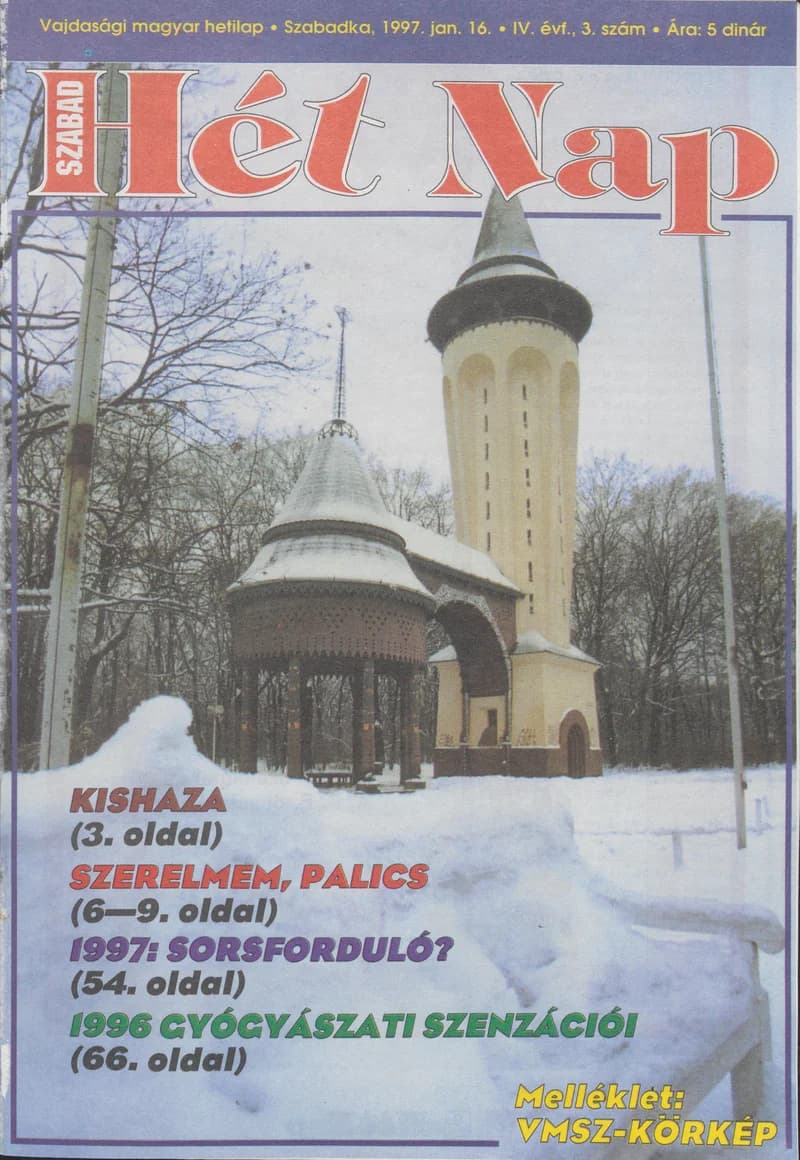 Szabad Hét Nap, 4. évf. 1997. január 16. 3. sz.