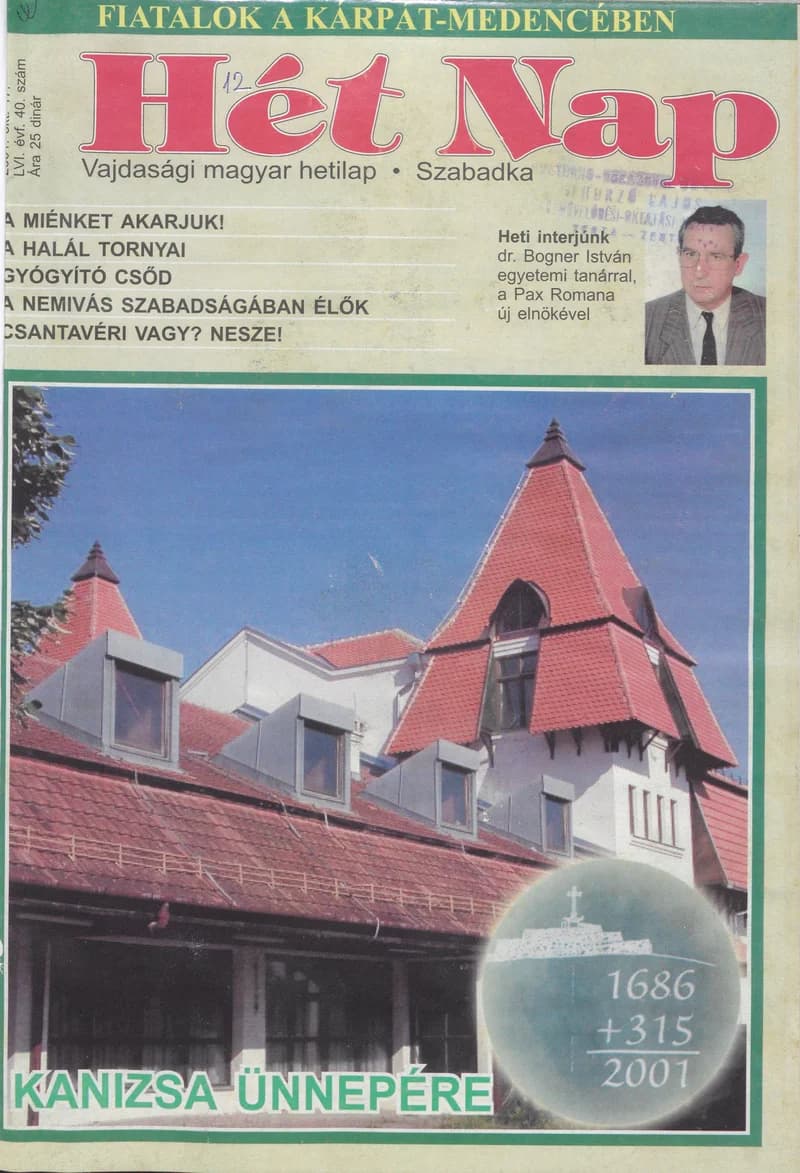 7 Nap, 56. évf. 2001. október 17. 40. sz. 1–68. oldal