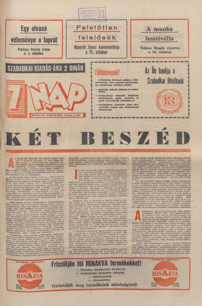 7 Nap, 30. évf. 1975. október 24. 42. sz. 1–28. oldal