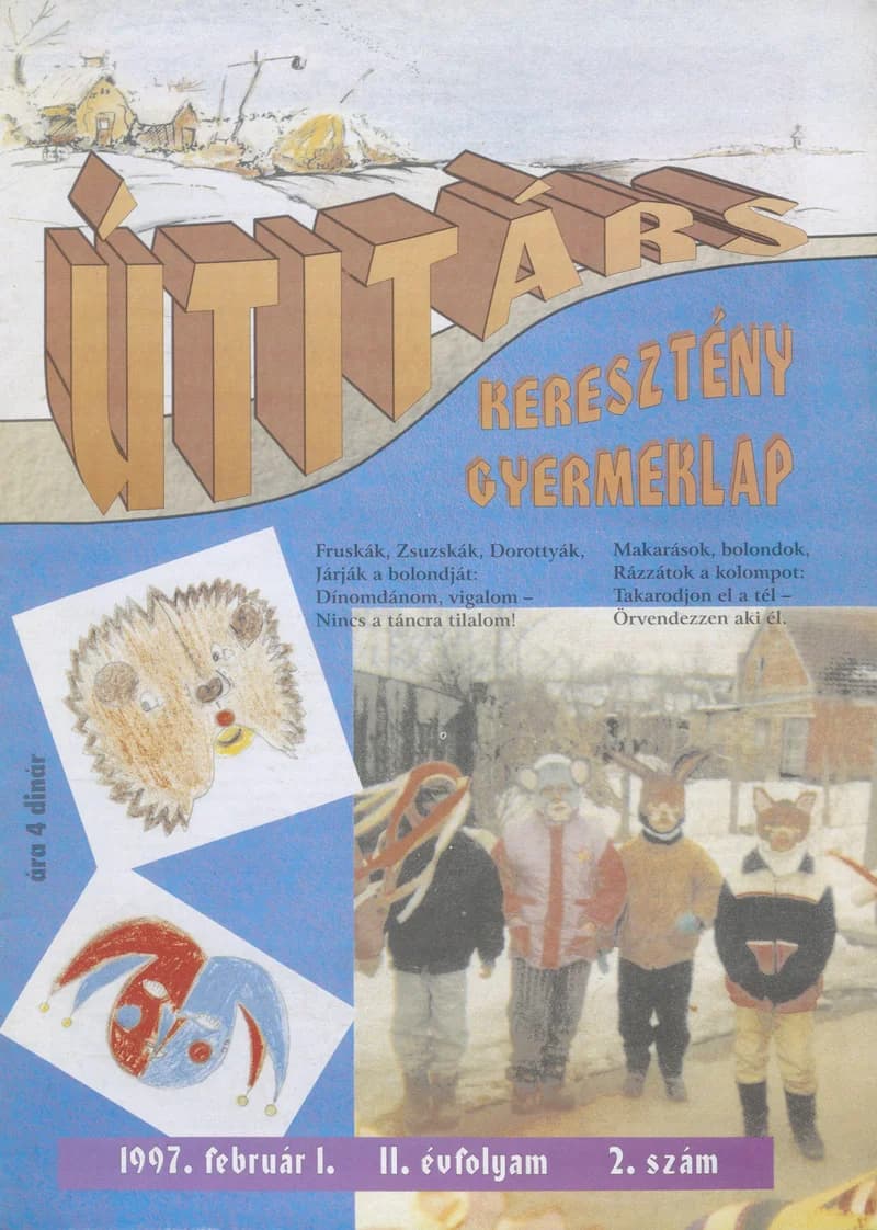 Útitárs, 2. évf. 1997. február. 2. sz.