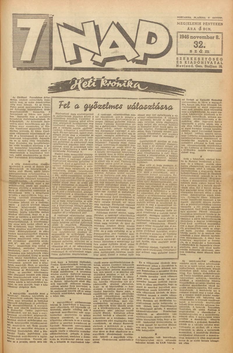 7 Nap, 1. évf. 1946. november 8. 32. sz. 1–10. oldal