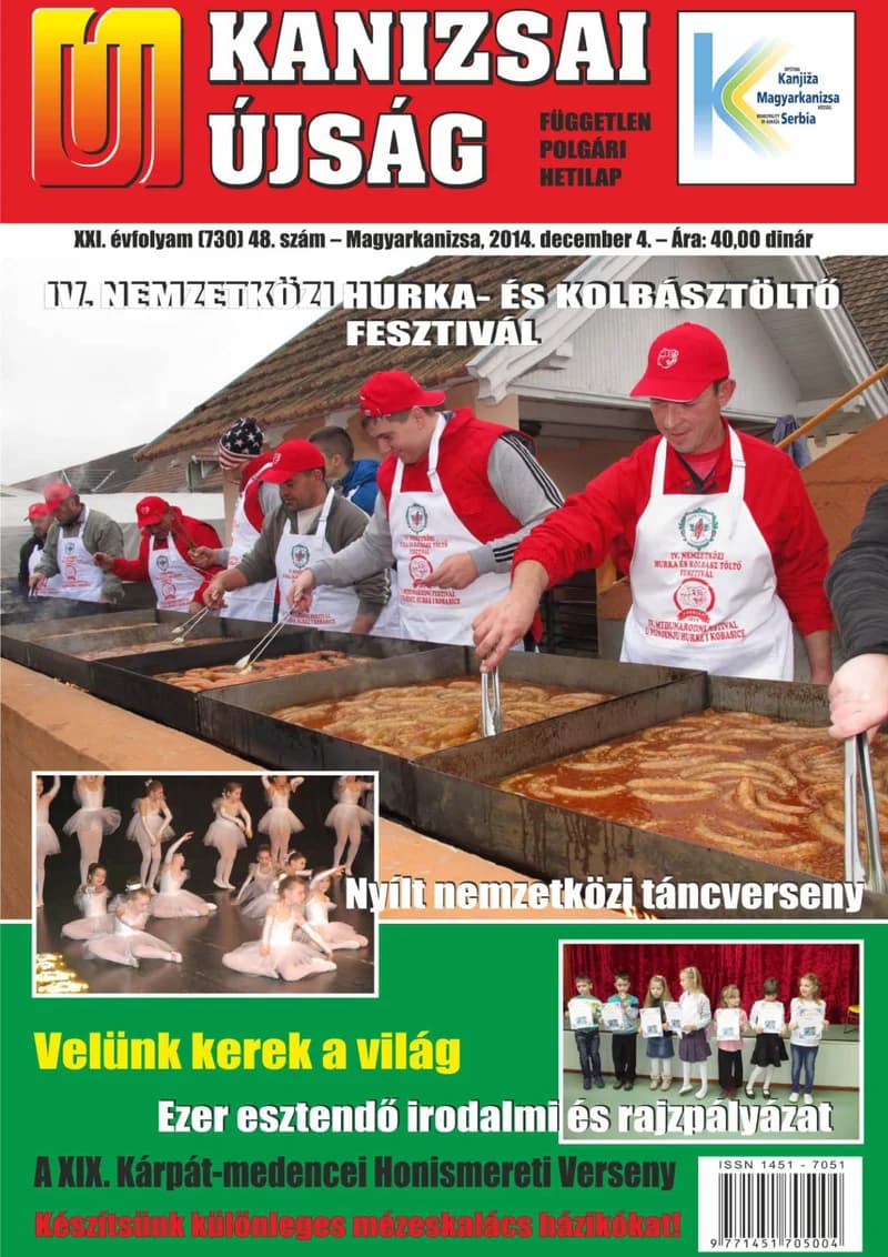 Új Kanizsai Újság, 21. évf. 2014. december 4. 48. sz.