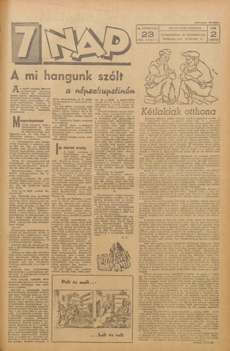7 Nap, 3. évf. 1948. június 2. 23. sz. 1–4. oldal