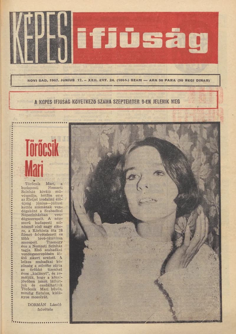 Képes Ifjúság, 23. évf. 1967. június 17. 24. sz. 1–32. oldal