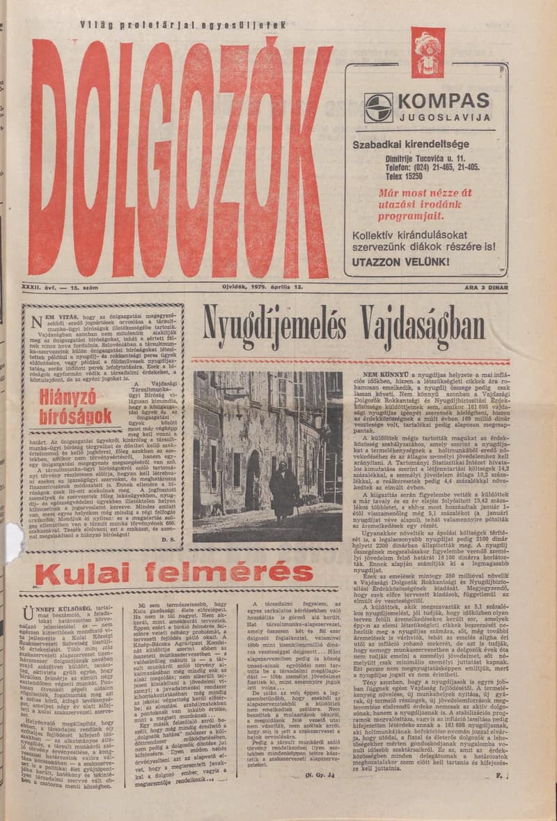 Dolgozók, 33. évf. 1979. április 12. 15. sz.