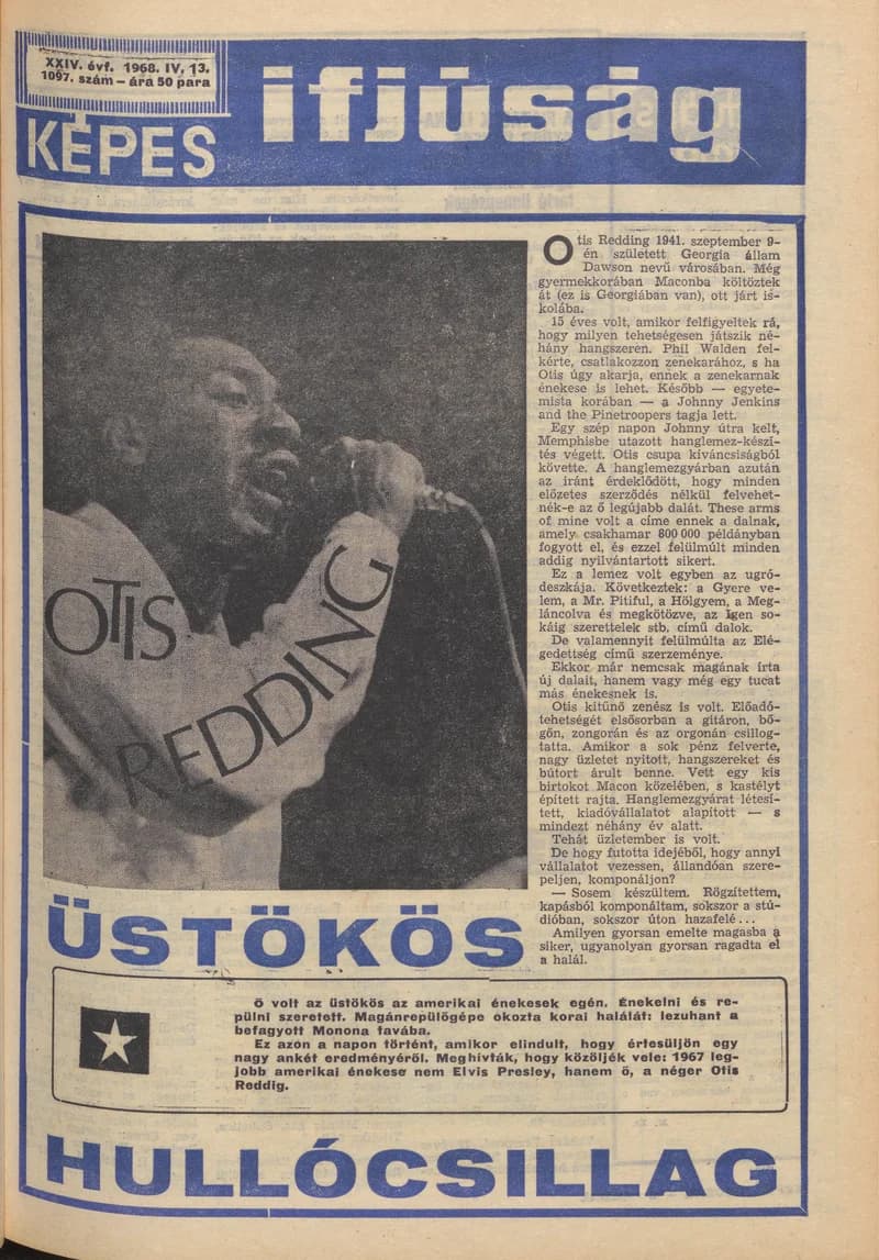 Képes Ifjúság, 24. évf. 1968. április 13. 1097. sz. 1–32. oldal