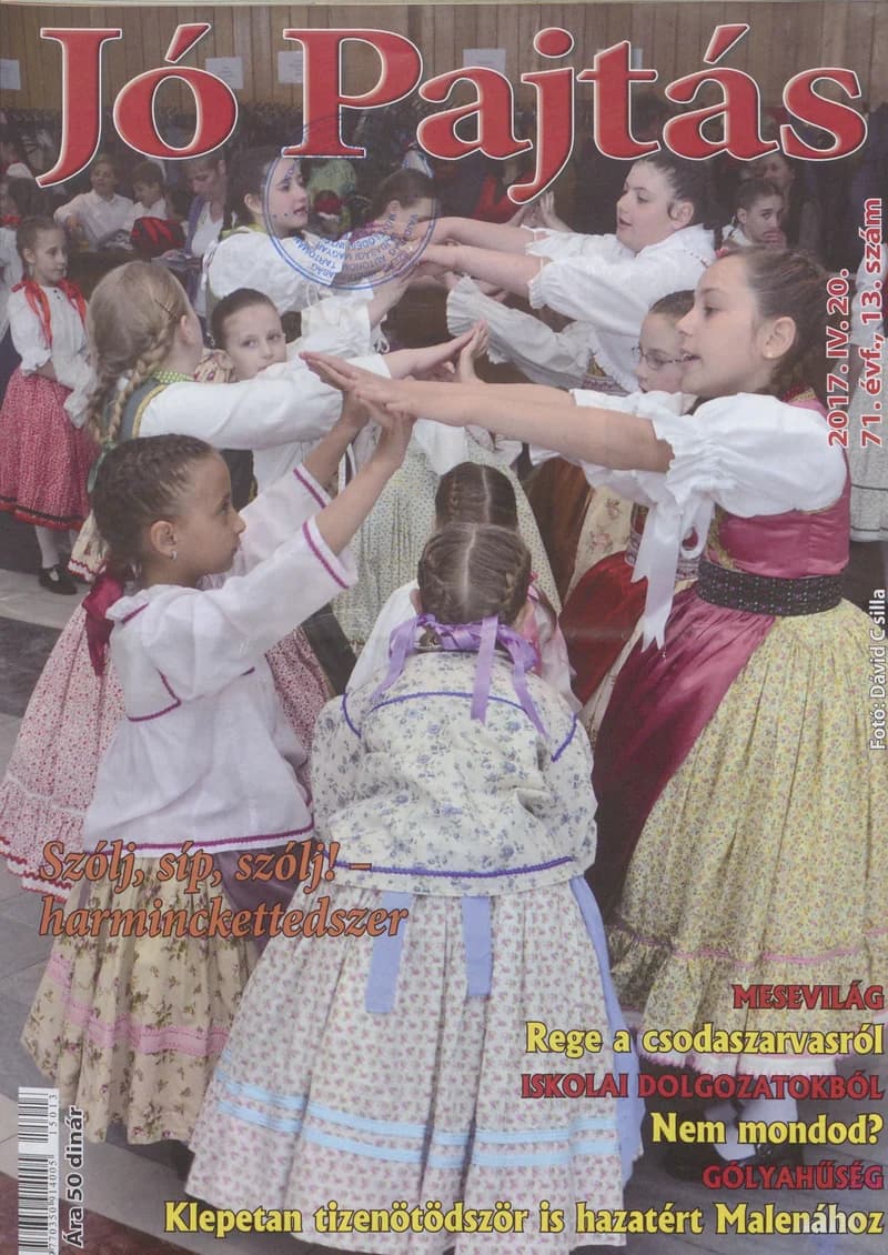 Jó Pajtás, 71. évf. 2017. április 20. 13. sz.