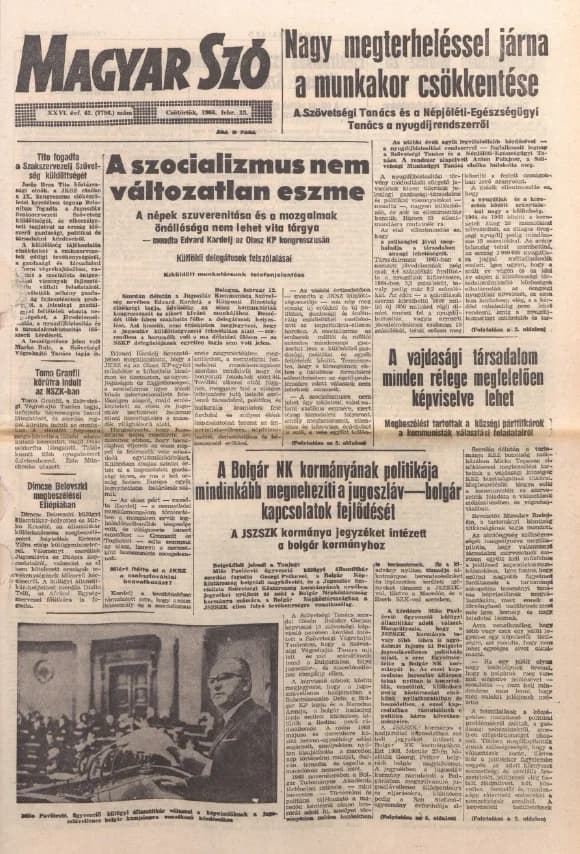 Magyar Szó, 26. évf. 1969. február 13. 42. sz.